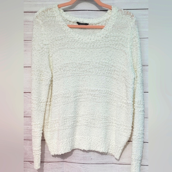 Nwot Denver Hayes white, popcorn knit sweater size XL - Picture 7 of 7